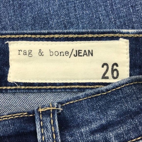 rag & bone high rise skinny jeans step hem EUC - Picture 11 of 14